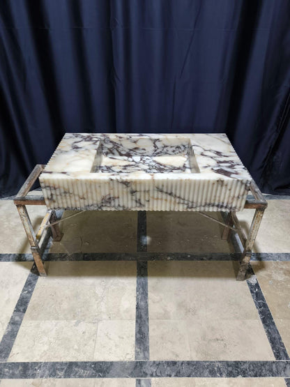 Calacatta Viola Marble Sink