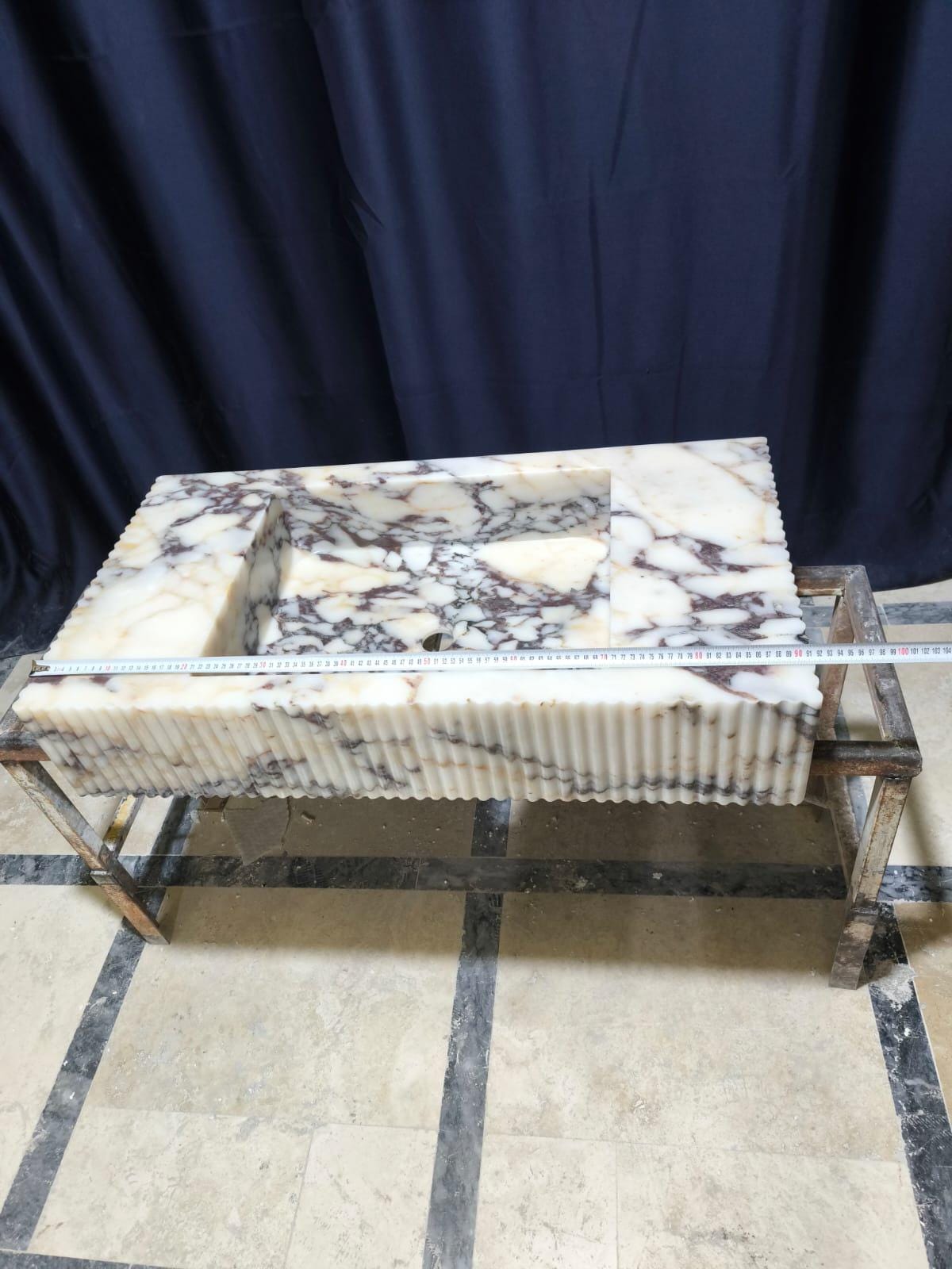 Calacatta Viola Marble Sink