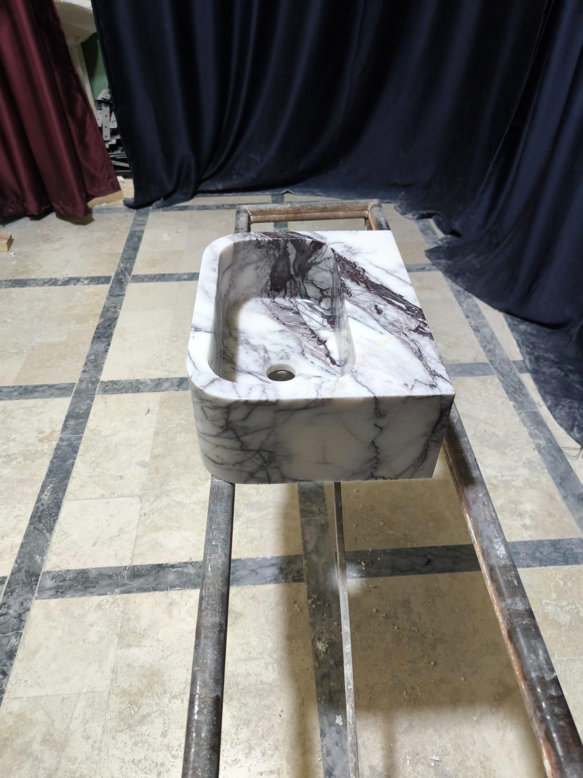 Lilac Marble Sink