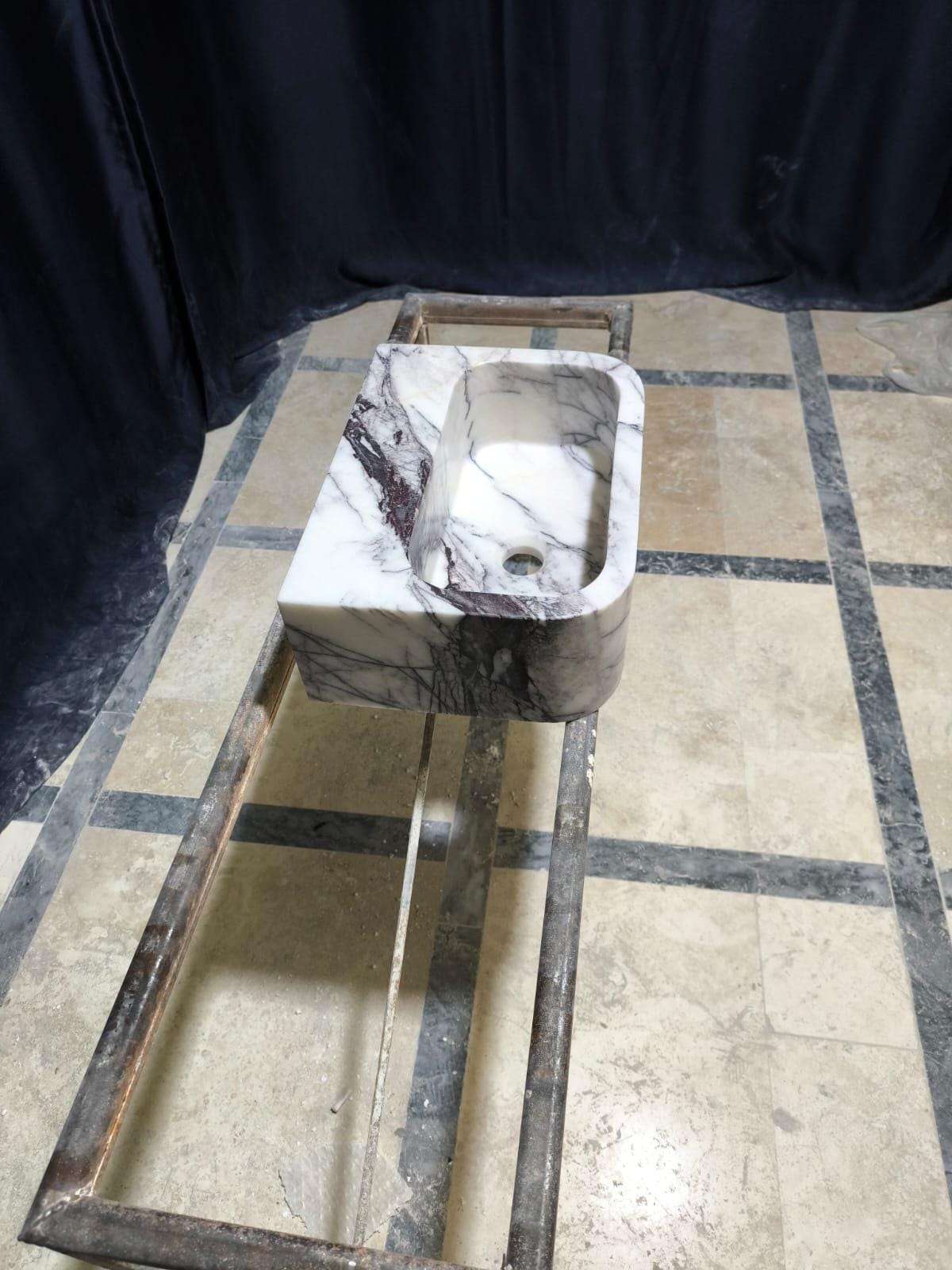 Lilac Marble Sink