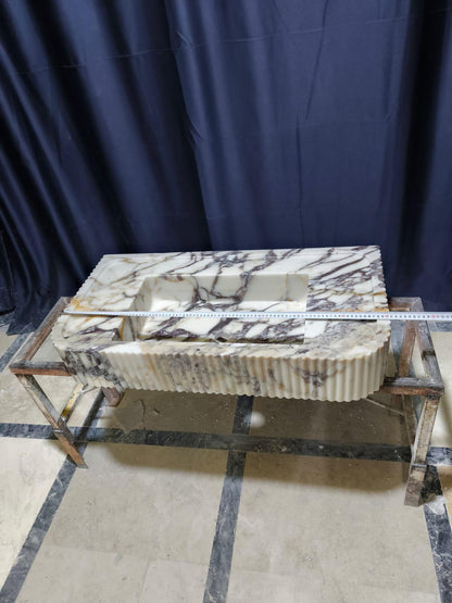 Calacatta Viola Marble Sink