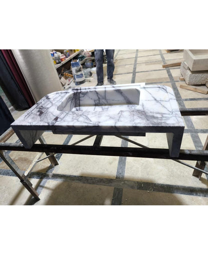 Lilac Marble Sink