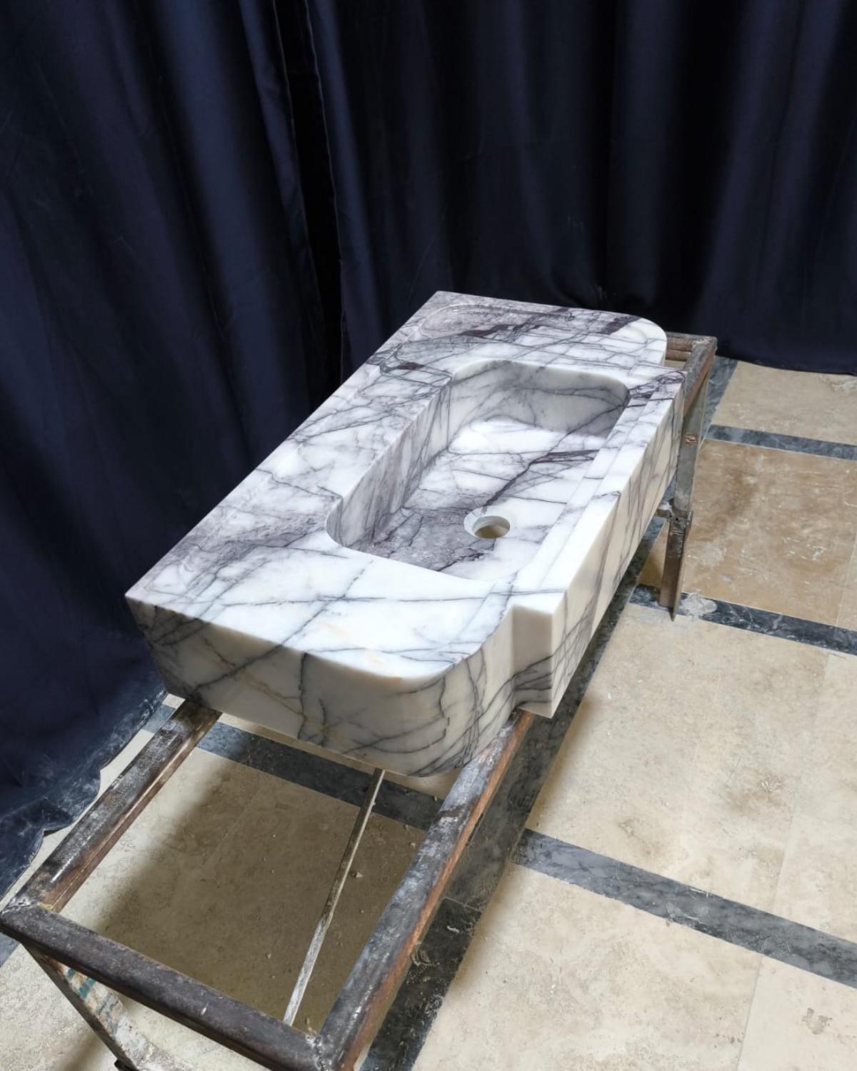 Lilac Marble Sink