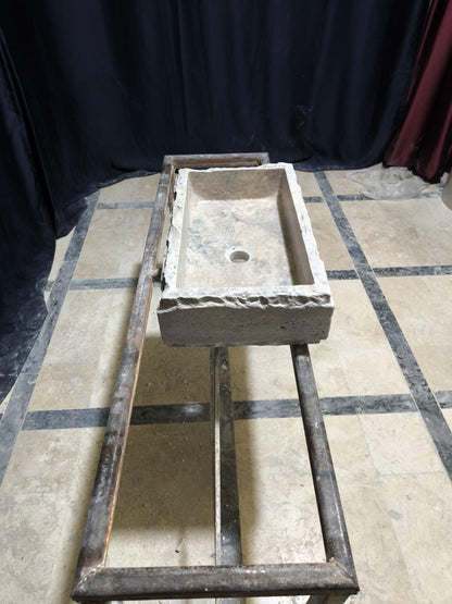 Silver Travertine Sink