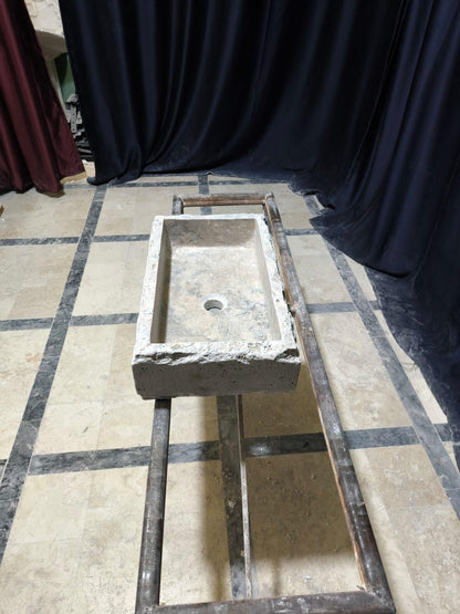 Silver Travertine Sink