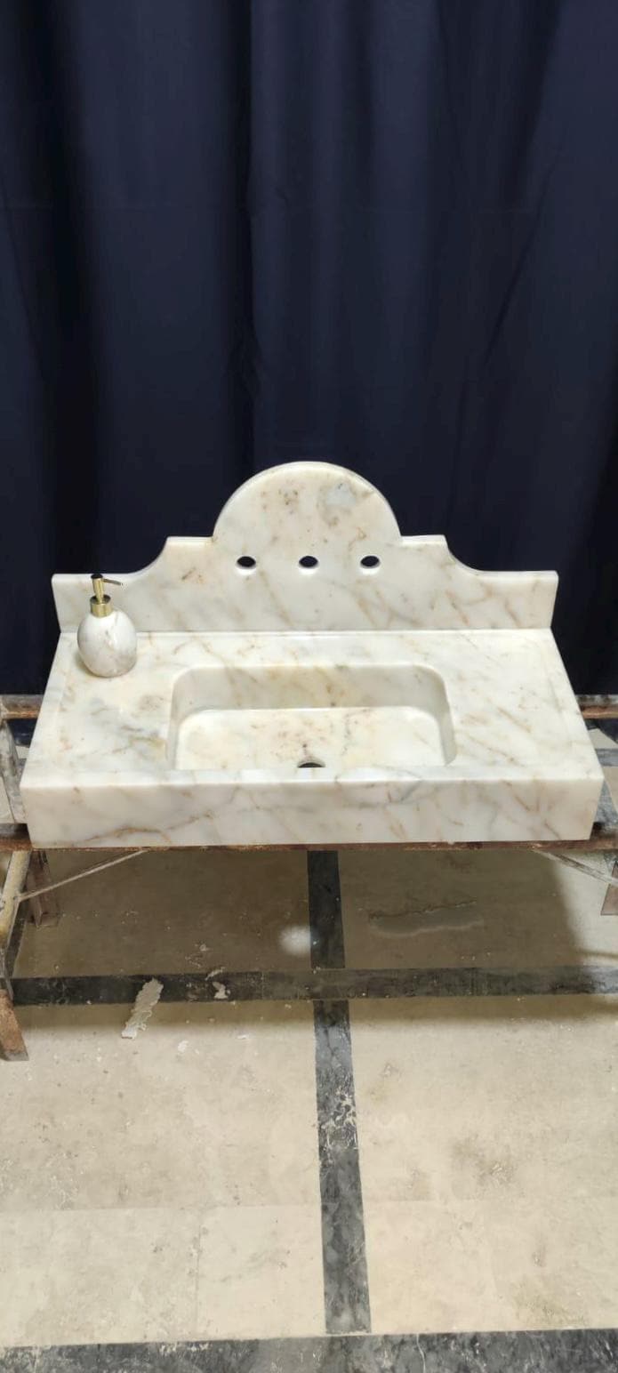 Calacatta Gold Marble Sink