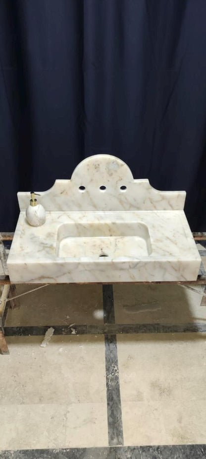 Calacatta Gold Marble Sink