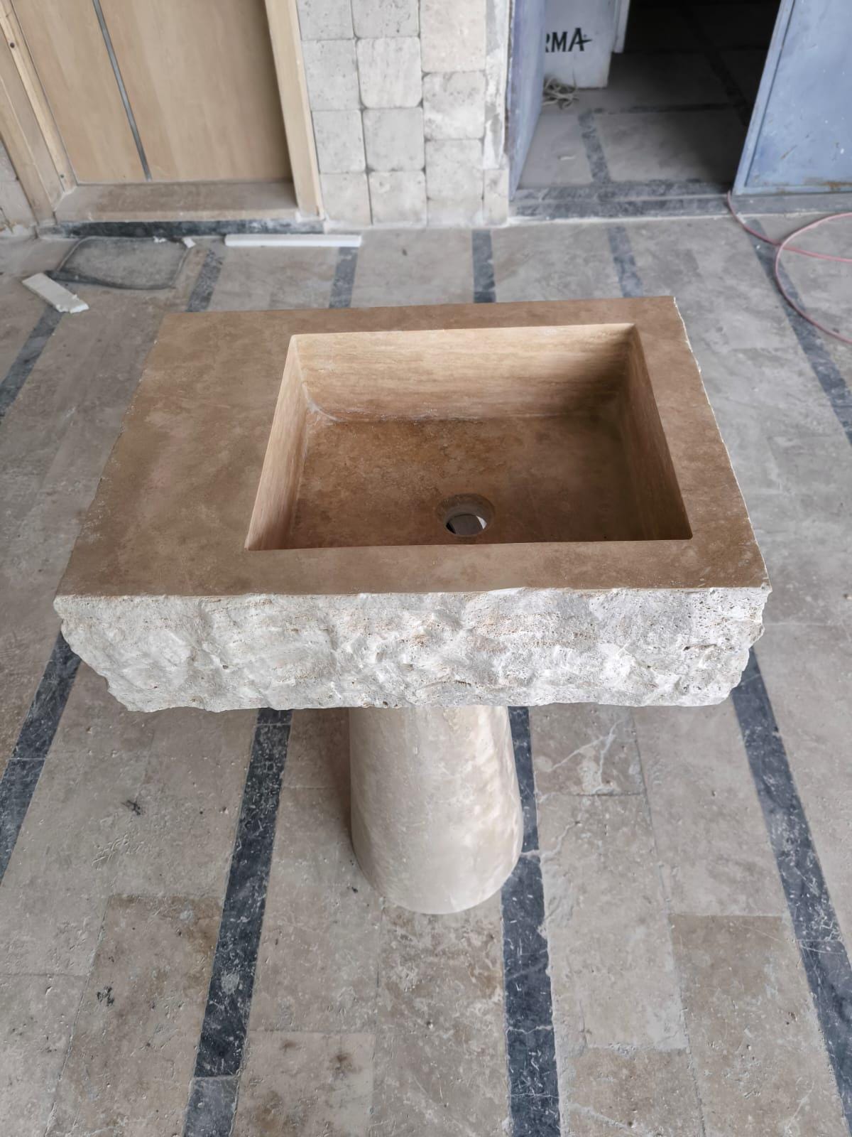 Travertine Marble Sink