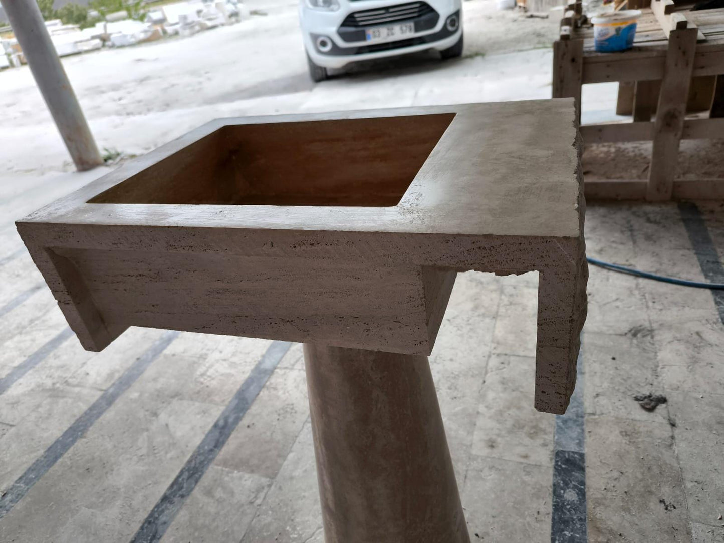Travertine Marble Sink