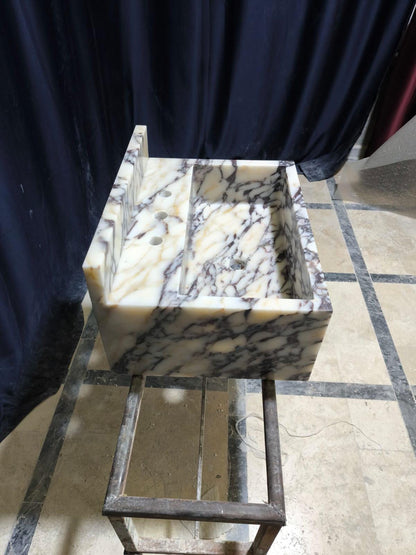 Calacatta Viola Marble Sink