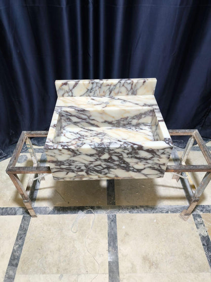Calacatta Viola Marble Sink
