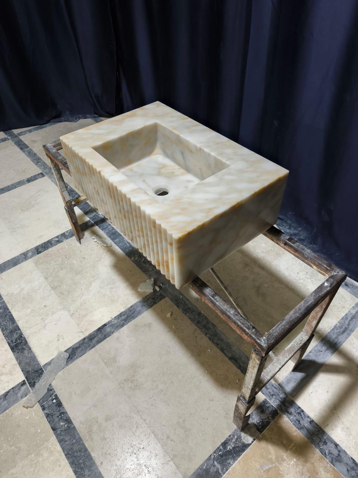 Calacatta Gold Marble Sink