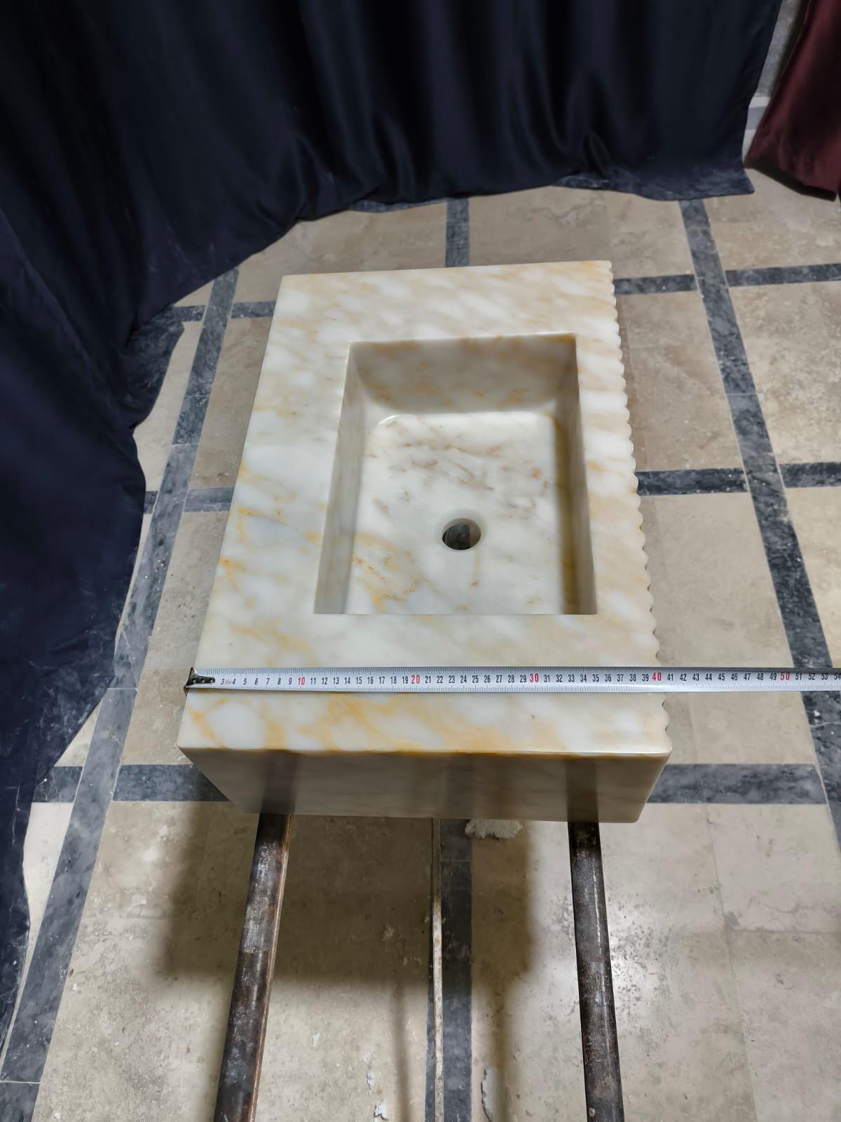 Calacatta Gold Marble Sink