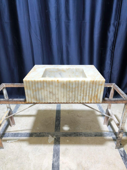 Calacatta Gold Marble Sink