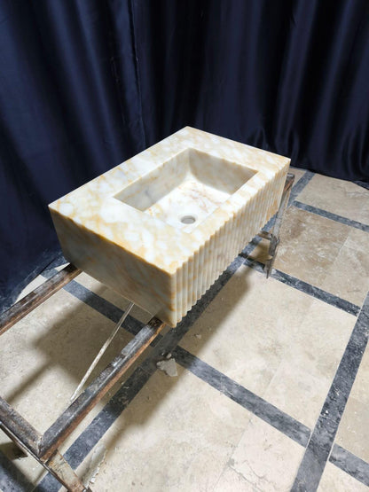 Calacatta Gold Marble Sink
