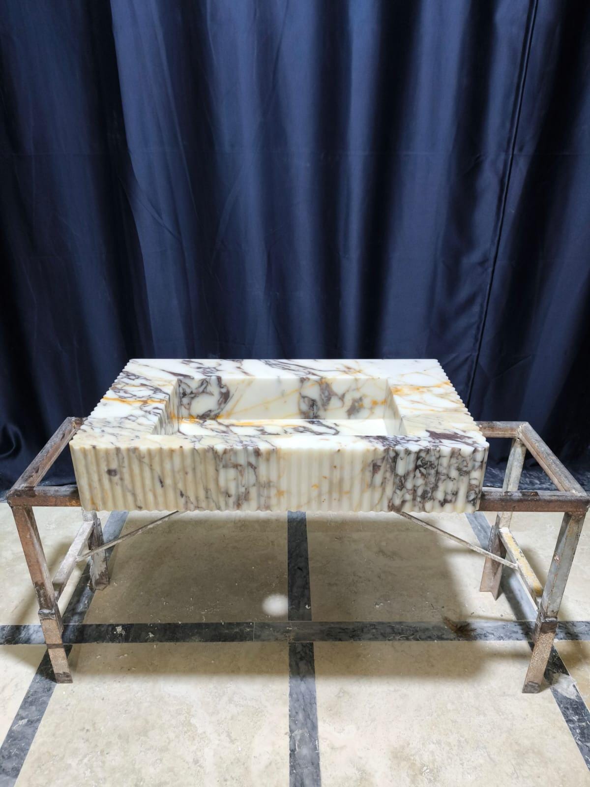 Calacatta Viola Marble Sink