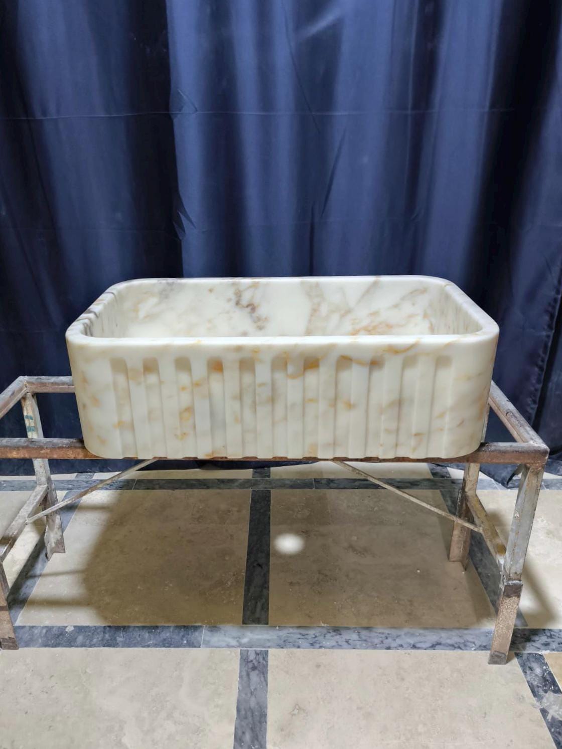 Calacatta Gold Marble Sink