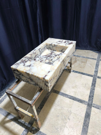 Calacatta Viola Marble Sink