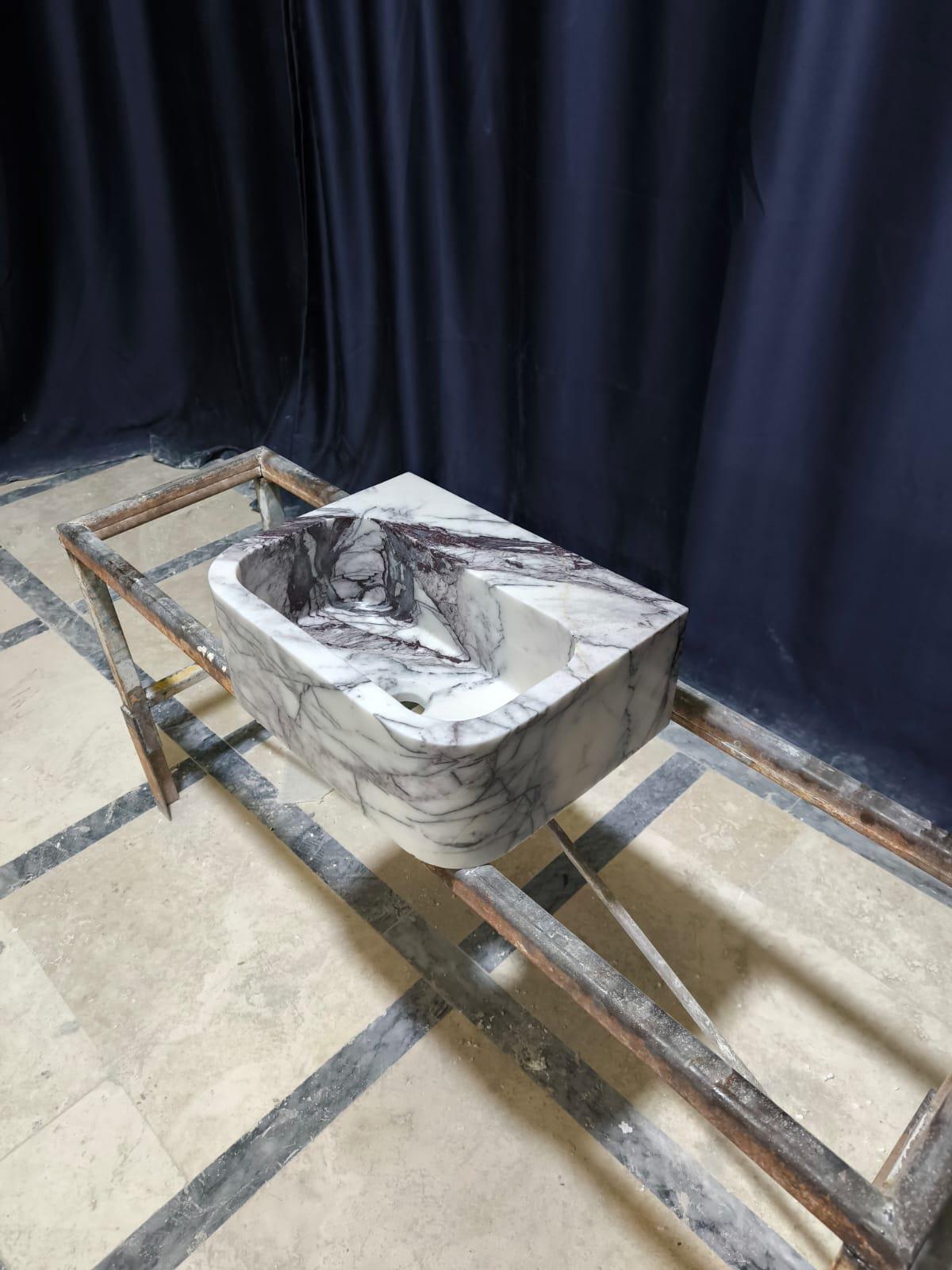 Lilac Marble Sink