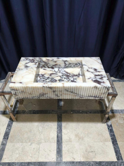 Calacatta Viola Marble Sink