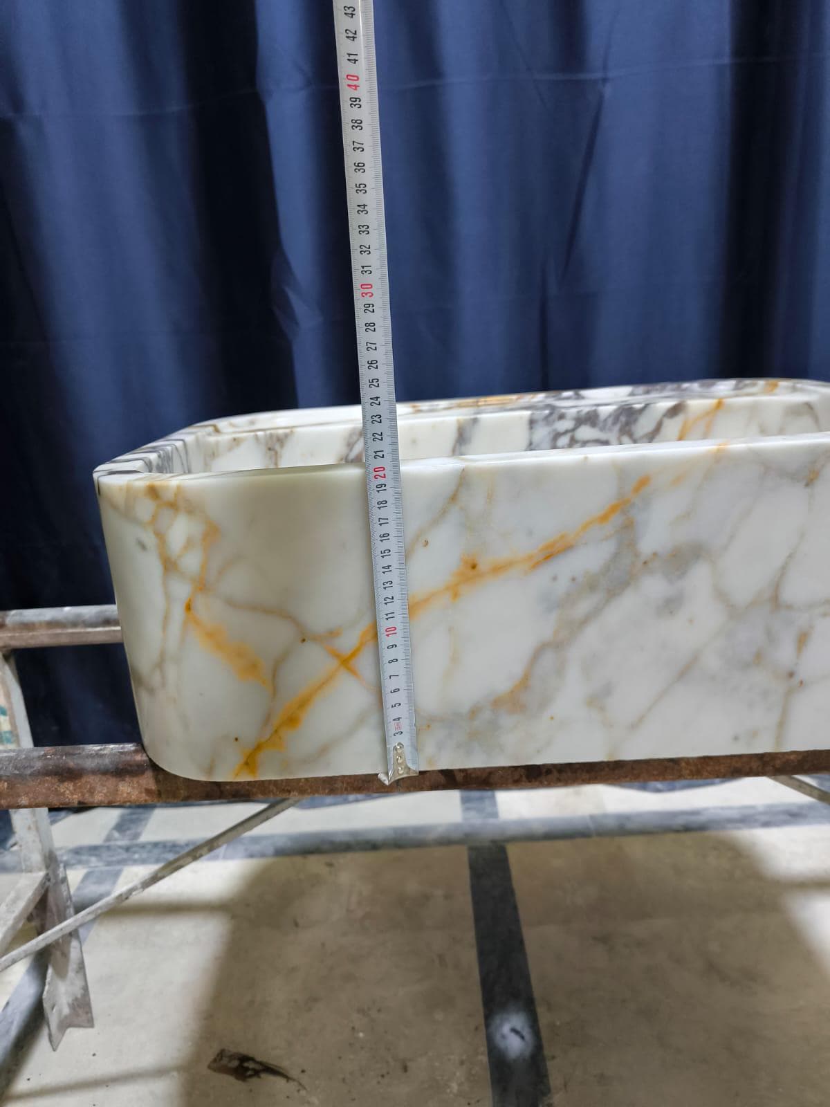 Calacatta Viola Marble Sink