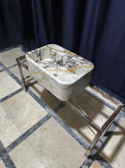 Calacatta Viola Marble Sink