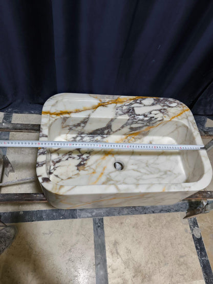 Calacatta Viola Marble Sink