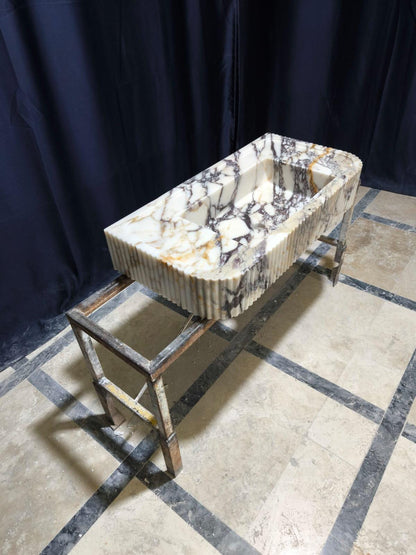 Calacatta Viola Marble Sink