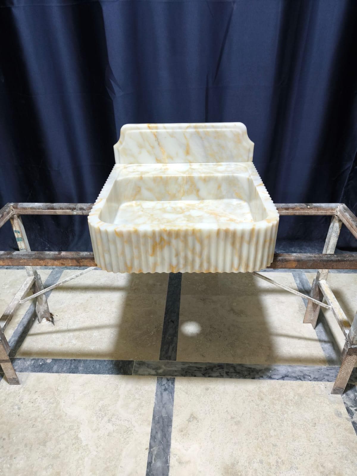Calacatta Sugar Marble Sink