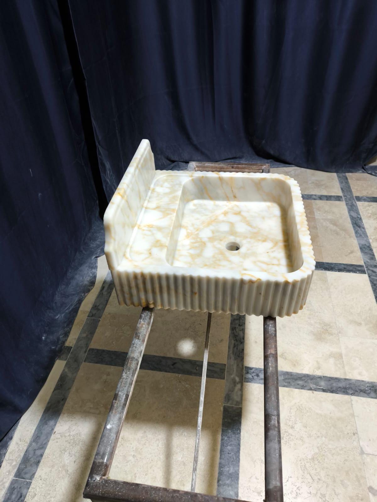 Calacatta Sugar Marble Sink