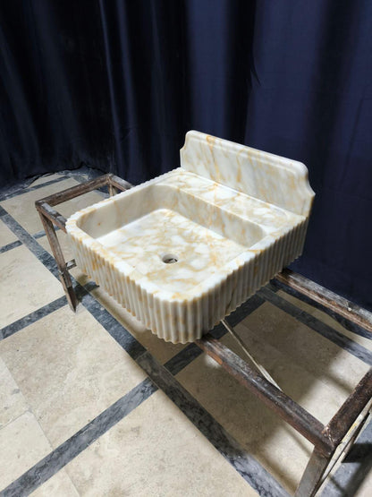 Calacatta Sugar Marble Sink