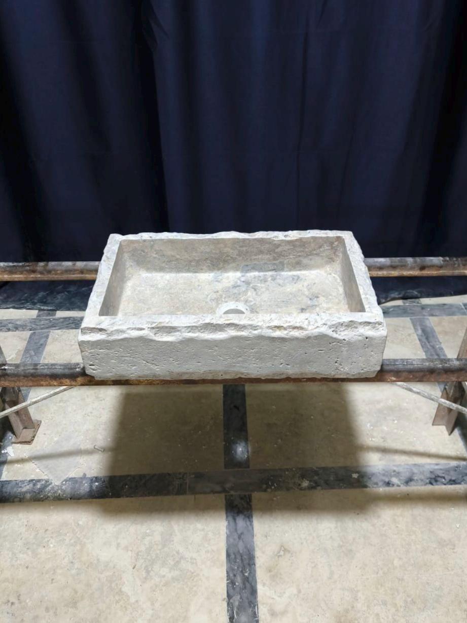 Silver Travertine Sink