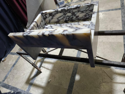 Calacatta Viola Marble Sink