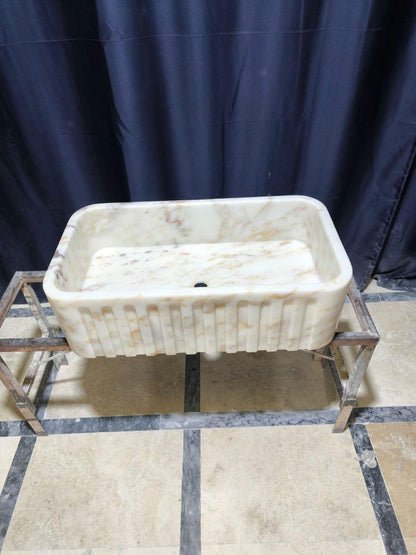 Calacatta Gold Marble Sink