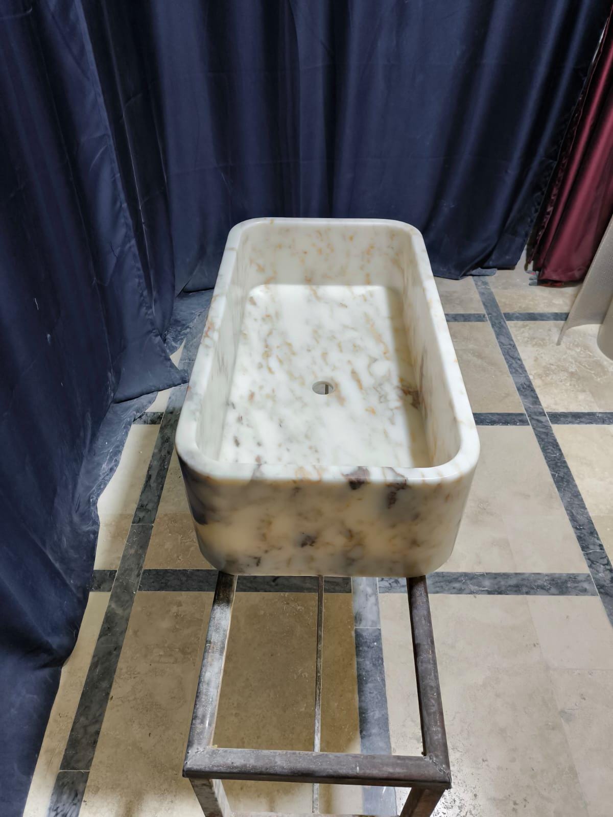 Calacatta Gold Marble Sink