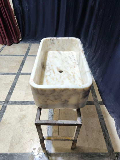 Calacatta Gold Marble Sink