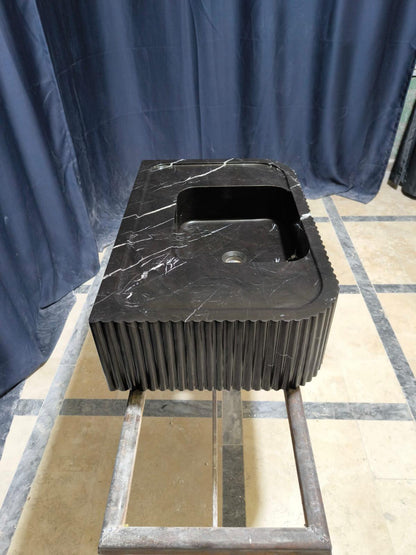 Nero Marquina Marble Sink