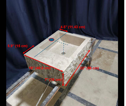 Travertine Sink