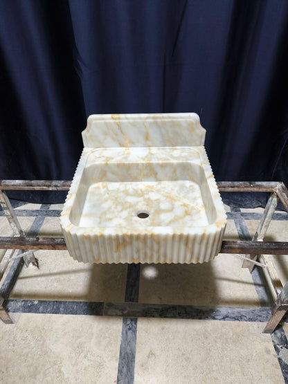 Calacatta Sugar Marble Sink