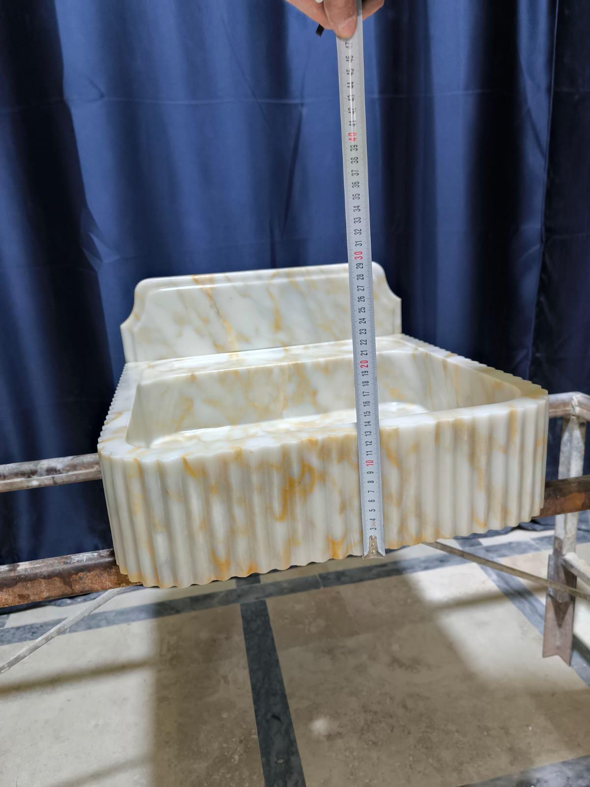 Calacatta Sugar Marble Sink