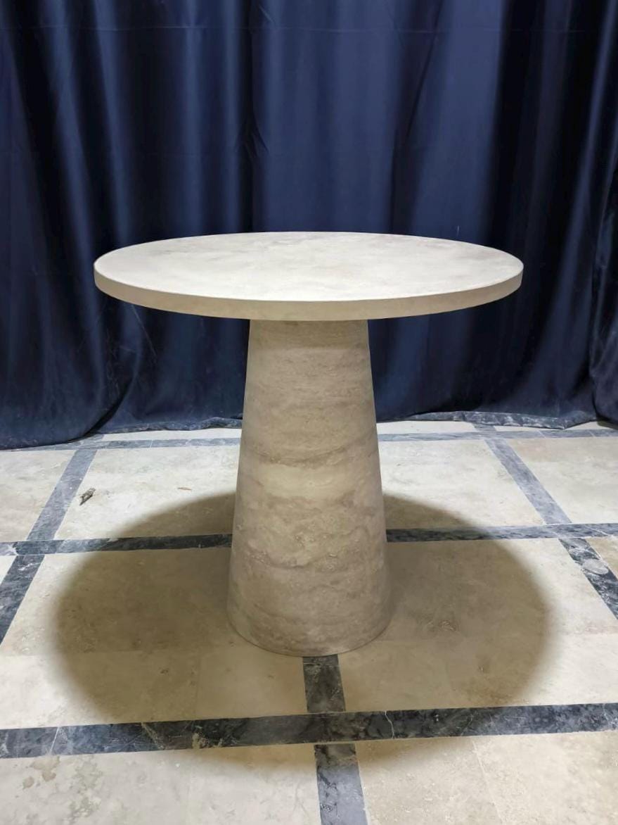 Travertine Plinth Coffee Table