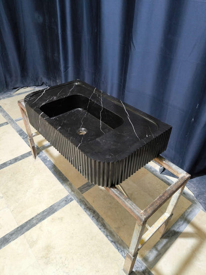 Nero Marquina Marble Sink