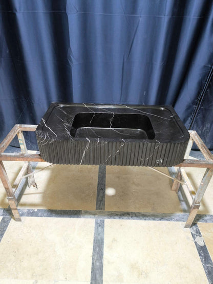 Nero Marquina Marble Sink