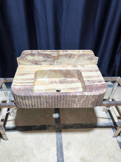 Pink Marble Sink