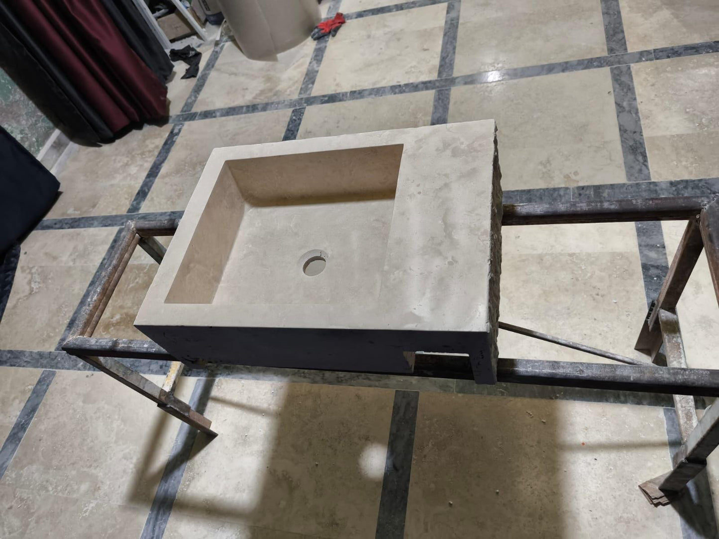 Travertine Sink