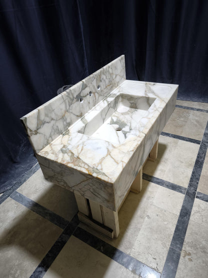 Calacatta Monet Marble Sink