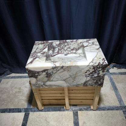 Calacatta Monet Marble Sink