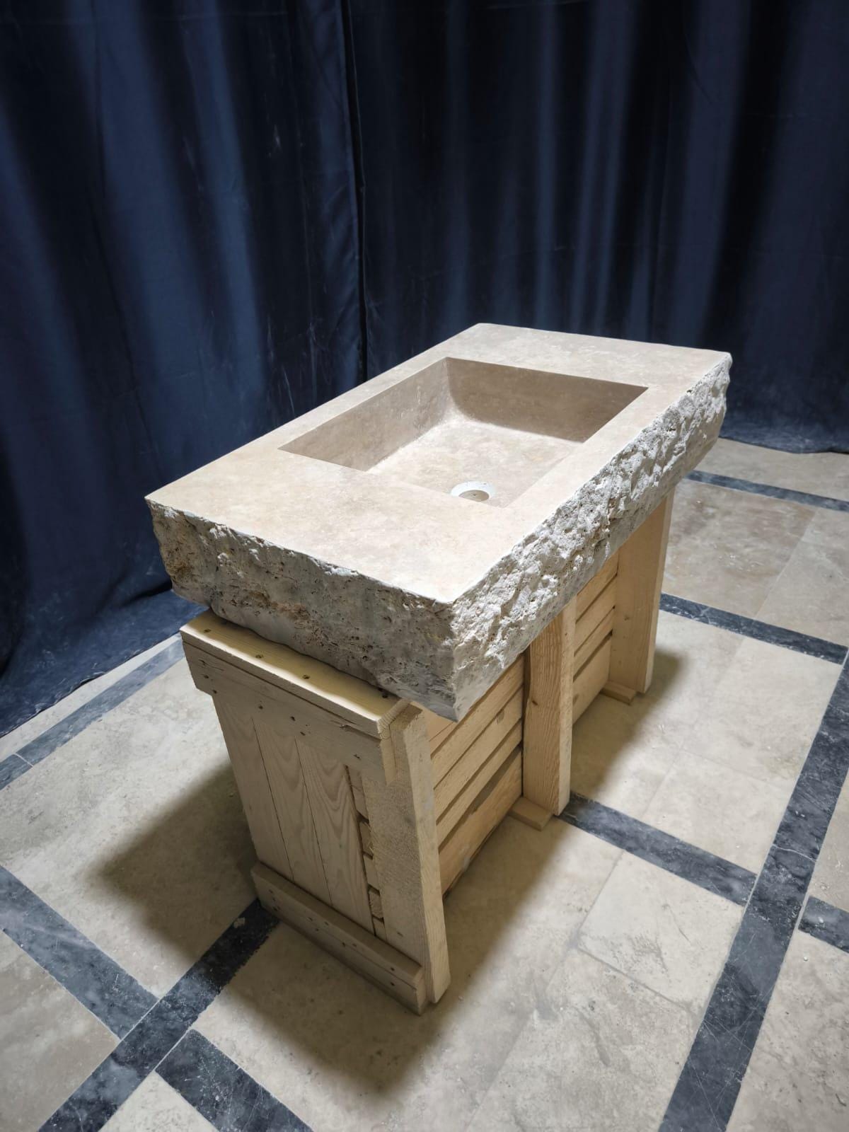 Travertine Sink