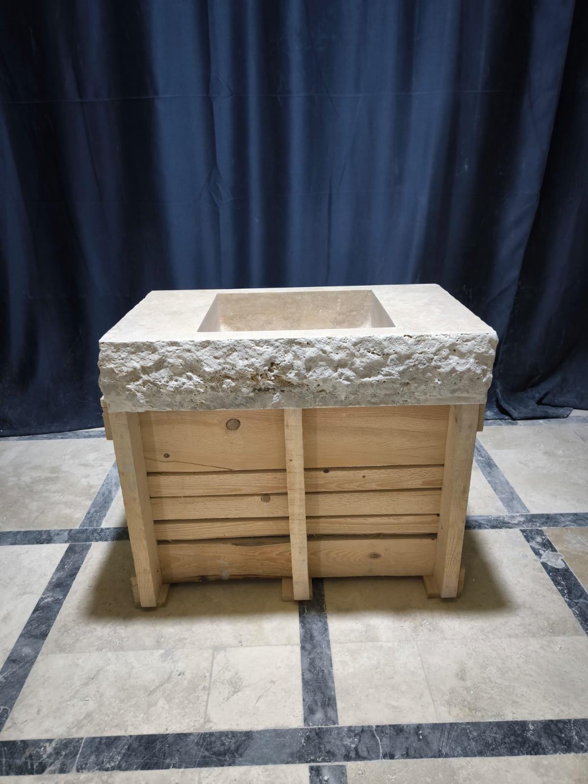 Travertine Sink