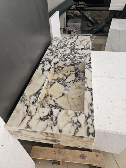 Calacatta Marble Sink for Bathroom